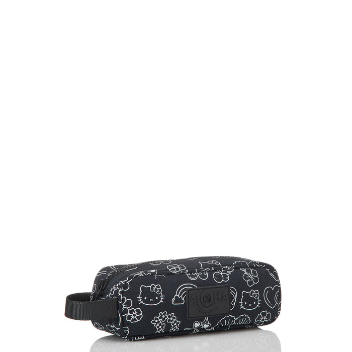Aloha Collection Icons Pencil Case-White/Black