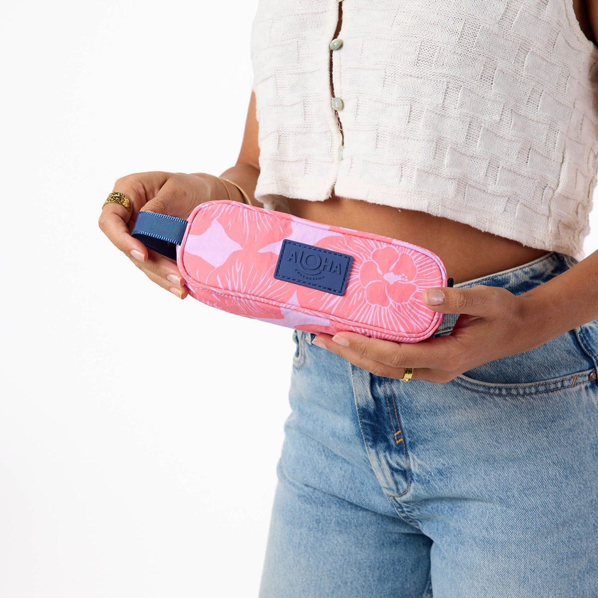 Aloha Collection Purau Pencil Case-Tropical/Lavande