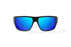 Bajio Piedra Sunglasses-Black Matte/Blue Mirror Glass