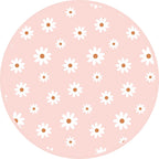 Emerson & Friends Pink Daisy Ribbed Bamboo Dress-Pink/Multi