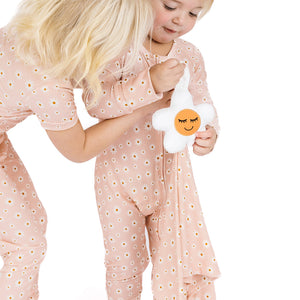 Emerson & Friends Pink Daisy Bamboo Lovey-Pink/Multi