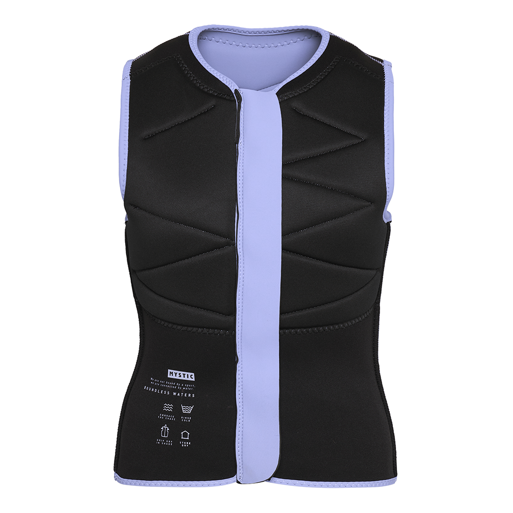 Mystic Ruby Women's Impact Vest Fzip -Iris Blue