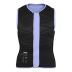 Mystic Ruby Women's Impact Vest Fzip -Iris Blue