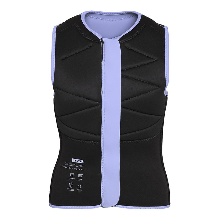 Mystic Ruby Women's Impact Vest Fzip -Iris Blue