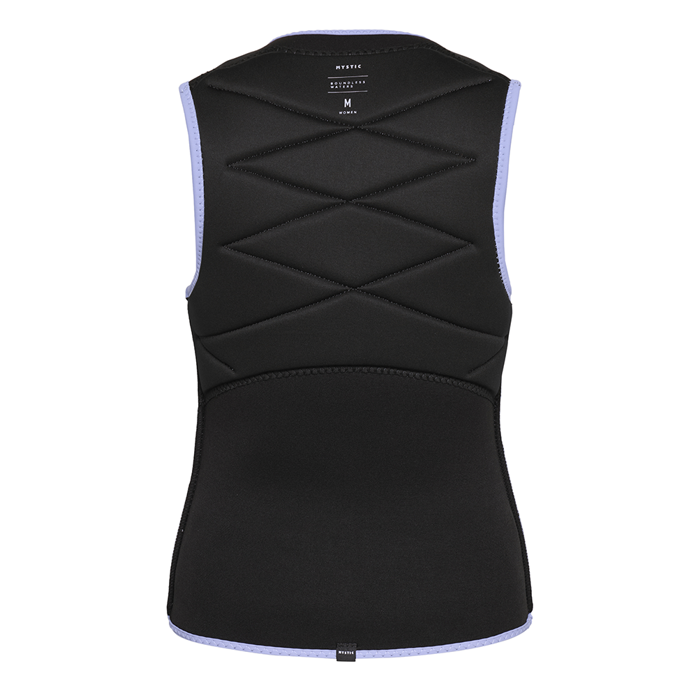 Mystic Ruby Women's Impact Vest Fzip -Iris Blue