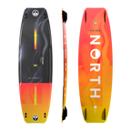 2026 North Prime Kiteboard-Black/Orange