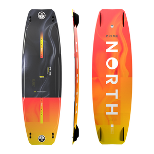 2026 North Prime Kiteboard-Black/Orange