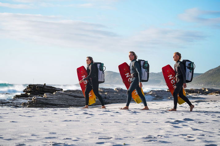 2026 North Prime Kiteboard-Black/Orange