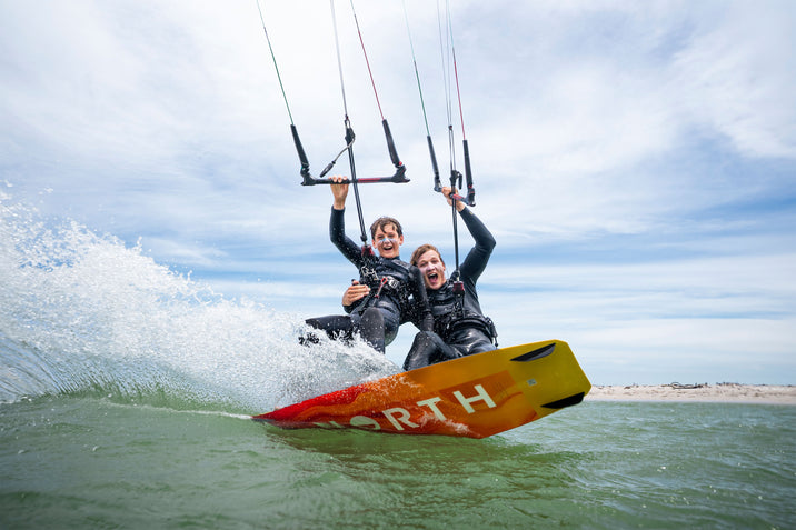 2026 North Prime Kiteboard-Black/Orange
