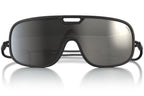 Ombraz Refugio Sunglasses-Charcoal/Grey PC Shield Silver Mirror