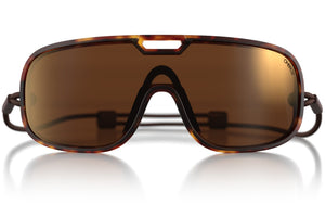Ombraz Refugio Sunglasses-Tortoise/Brown Bronze Mirror