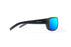 Bajio Rigolets Sunglasses-Black Matte/Blue Mirror Glass