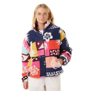 Rip Curl Keepsakes Polar Fleece Sweatshirt-Multico