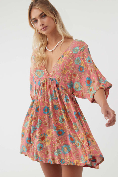 O'Neill Rosemary Belize Dress-Coral
