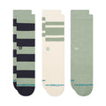 Stance Townie Crew 3 Pack Socks-Seagreen
