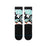 Stance Flower Beds Crew Socks-Black