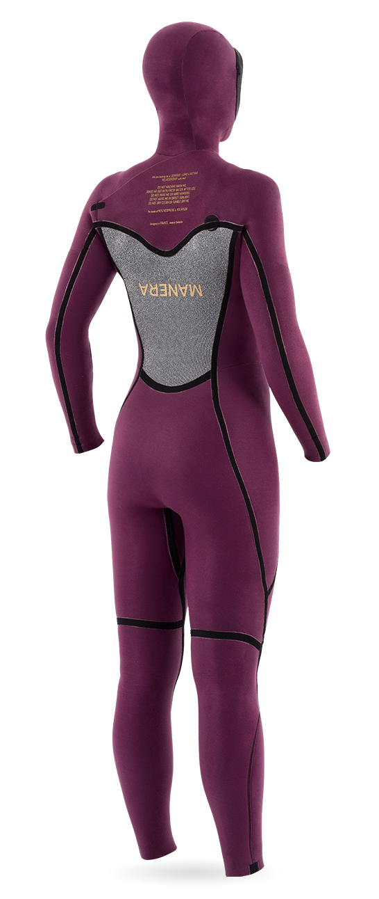 Manera Wmn's Seafarer 5/4/3 Hooded Wetsuit-Black