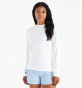 Free Fly Bamboo Shade II Sun Shirt-Bright White