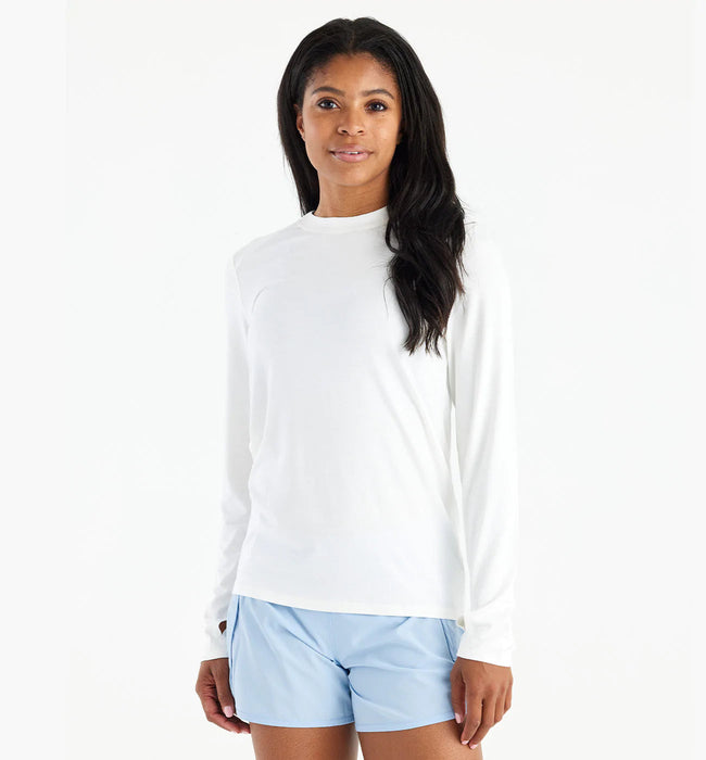 Free Fly Bamboo Shade II Sun Shirt-Bright White