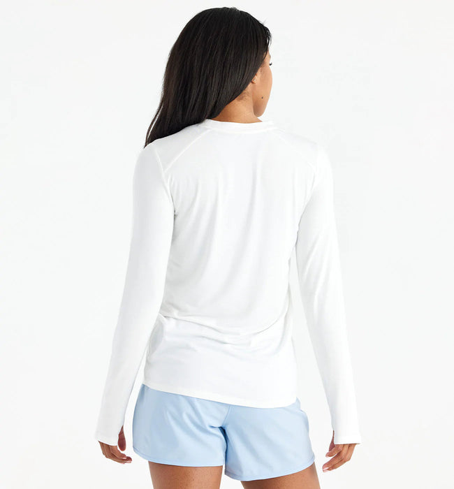 Free Fly Bamboo Shade II Sun Shirt-Bright White