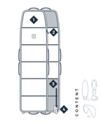 Manera 747 Wheels Boardbag