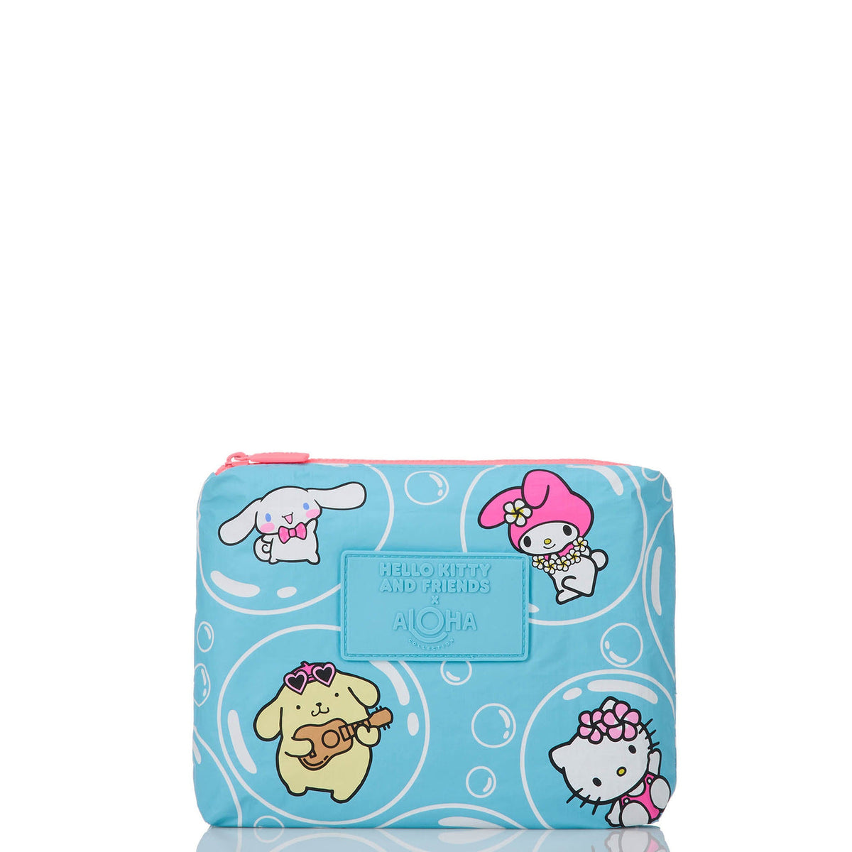 Aloha Collection Bubbles Small Pouch-Blue Skies