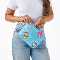 Aloha Collection Bubbles Small Pouch-Blue Skies
