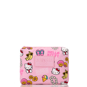 Aloha Collection Hawaii Kawaii Icons Small Pouch-Black/Pink