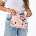 Aloha Collection Kitty Face Small Pouch-Rosey