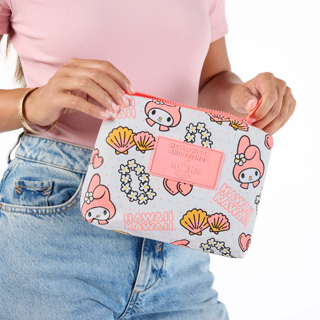 Aloha Collection My Melody Icons Small Pouch-Tropical