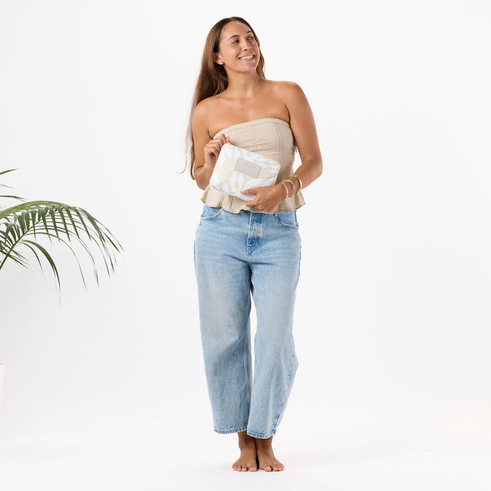 Aloha Collection Ola Small Pouch-Sandstone