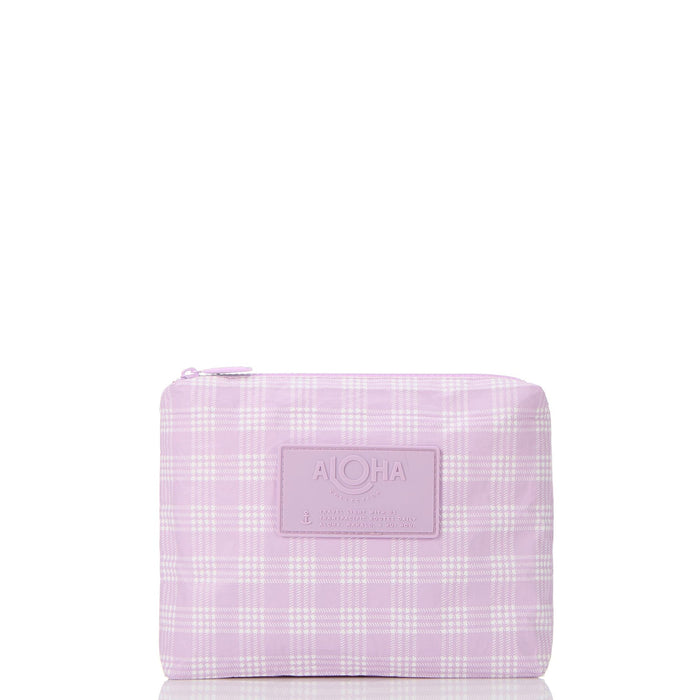 Aloha Collection Palaka Small Pouch-Lavander
