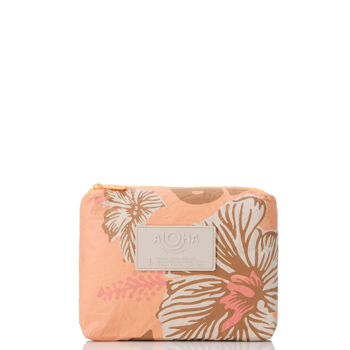 Aloha Collection Papeete Small Pouch-Toffee/Sandstone
