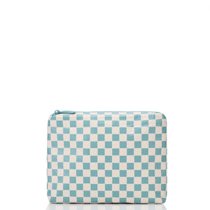 Aloha Collection Petite Check INV Small Pouch-Tide/Sandstone