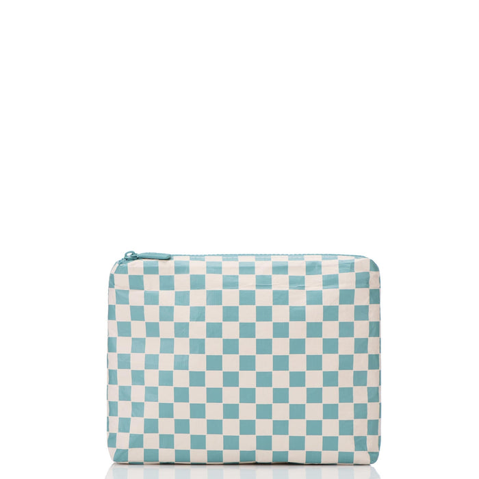 Aloha Collection Petite Check INV Small Pouch-Tide/Sandstone