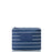 Aloha Collection Small Pinstripe Pouch-White/Navy