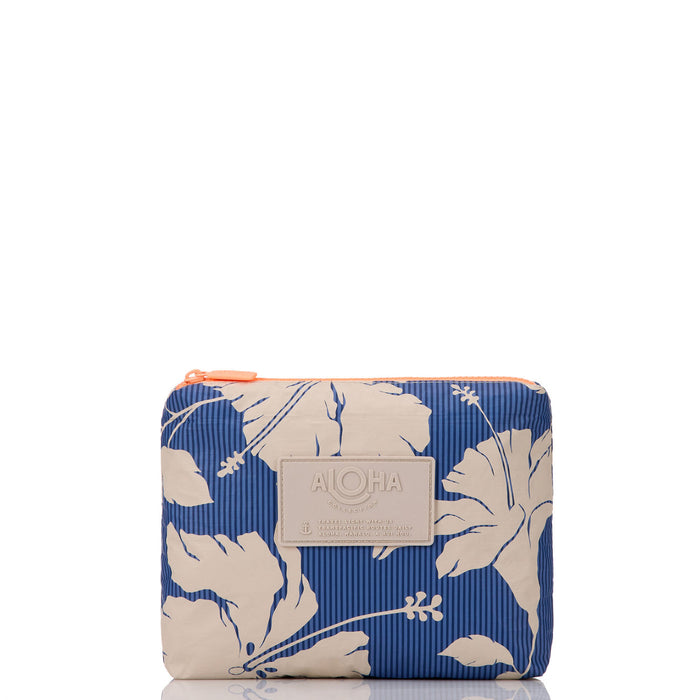 Aloha Collection Salina Tiny Stripe Small Pouch-Navy