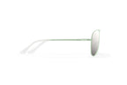 Bajio Soldado Sunglasses-Light Grn Glass Matte/Slvr Mrr Poly