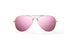 Bajio Soldado Sunglasses-Rose Gold Satin/Rose Mirror Poly