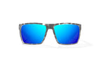 Bajio Stiltsville Sunglasses-Gray Rock Matte/Blue Mirr Glass
