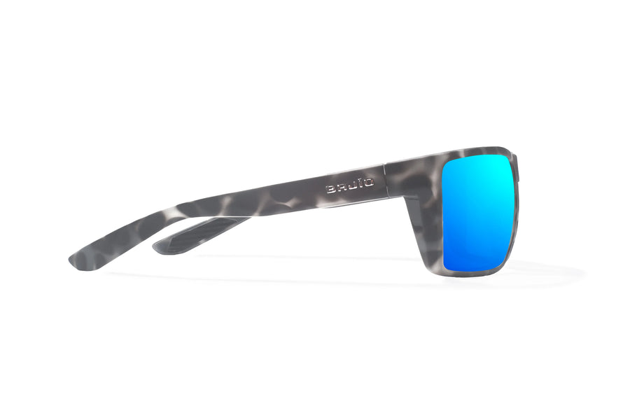 Bajio Stiltsville Sunglasses-Gray Rock Matte/Blue Mirr Glass