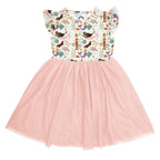 Emerson & Friends Making Waves Mermaids Tulle Twirl Dress-Beige/Multi