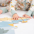 Lucy's Room Beach Day Puzzle-Blue/Multi
