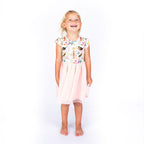 Emerson & Friends Making Waves Mermaids Tulle Twirl Dress-Beige/Multi