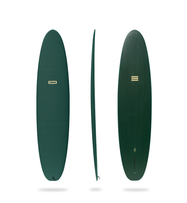 Actual Board: Crime Evolution Soft Top 8'6"-Dark Pine — 63.03L