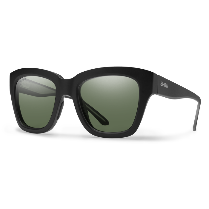 Smith Sway Sunglasses-Matte Black/Chromapop Gry Grn Polar