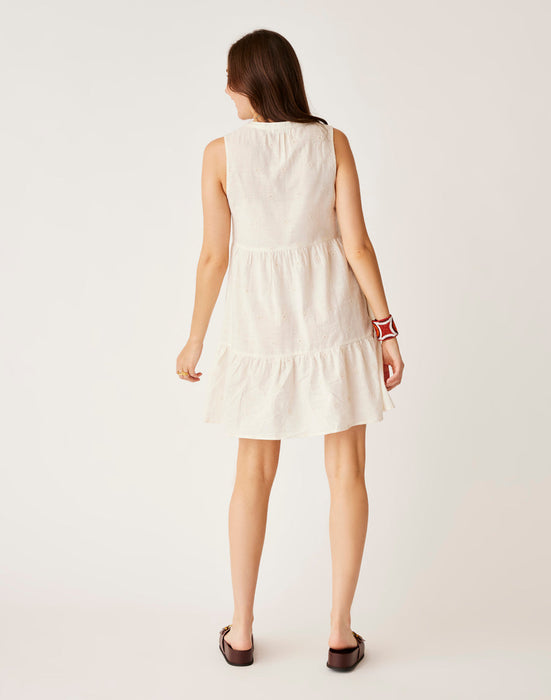 Carve Designs Nellie Eyelet Dress-Birch