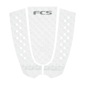 FCS T-3 Eco Traction Pad-White/Cool Grey