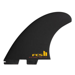 FCS II Otis Carey PG Twin + 1 Fin Set-Black/Orange— Alternate View