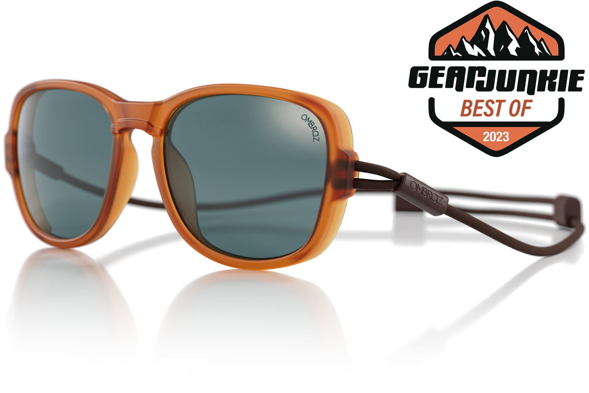Ombraz Teton Sunglasses-Honey/Polar Grey